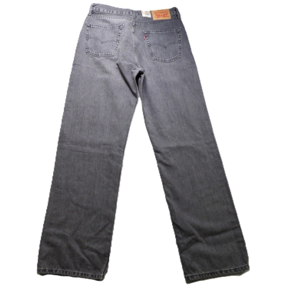 NWT Levis 565 Loose Straight Jeans Men W32 L34 Washed Gray Denim Baggy Y2K 90s
